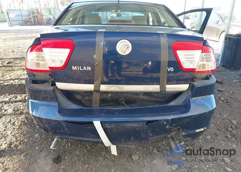 2007 Mercury Milan V6 from USA, damaged, VIN 3MEHM07117R653869